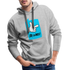 Comic Hand - Er Wars Lustiger Herren Premium Hoodie - Grau meliert