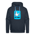 Comic Hand - Er Wars Lustiger Herren Premium Hoodie - Navy