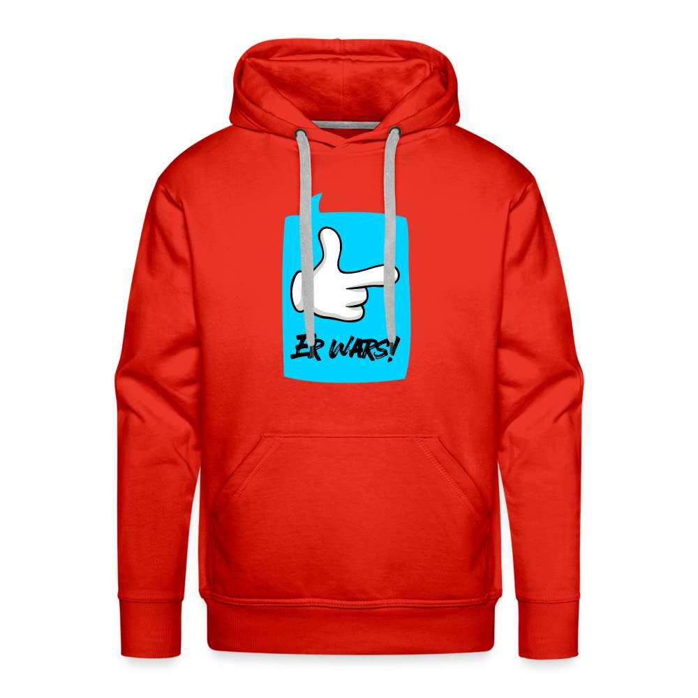 Comic Hand - Er Wars Lustiger Herren Premium Hoodie - Rot