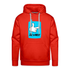 Comic Hand - Er Wars Lustiger Herren Premium Hoodie - Rot