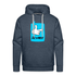 Comic Hand - Er Wars Lustiger Herren Premium Hoodie - Jeansblau