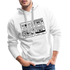 Retro Musik Kassette Tape Herren Premium Hoodie - weiß