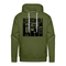 Retro Old School Tape Kassette Diskette Retro Technik Herren Premium Hoodie - Olivgrün