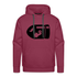 Retro Gaming Mario Bomb Bullet Bill Herren Premium Hoodie - Bordeaux