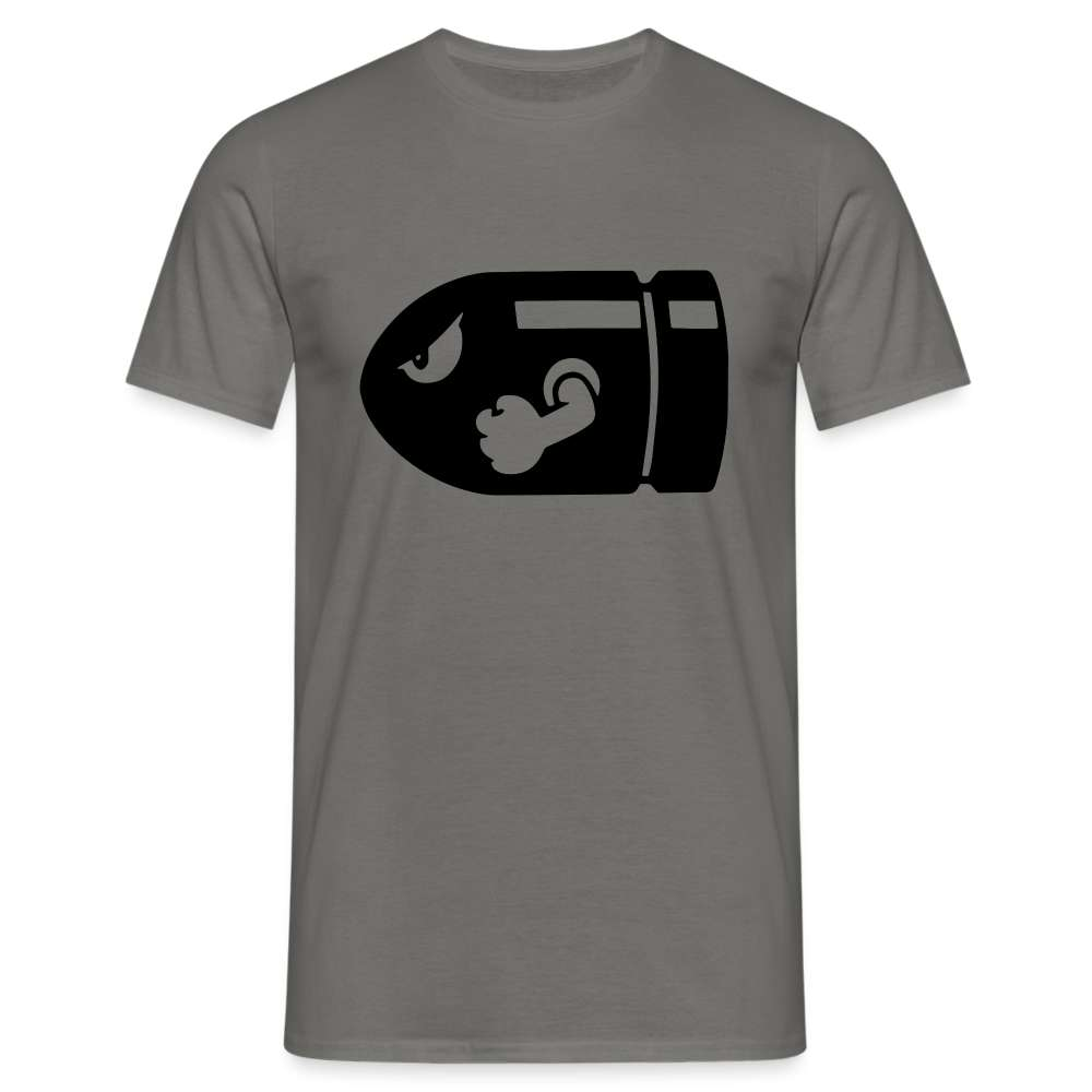 Retro Gaming Mario Bomb Bullet Bill T-Shirt - Graphit