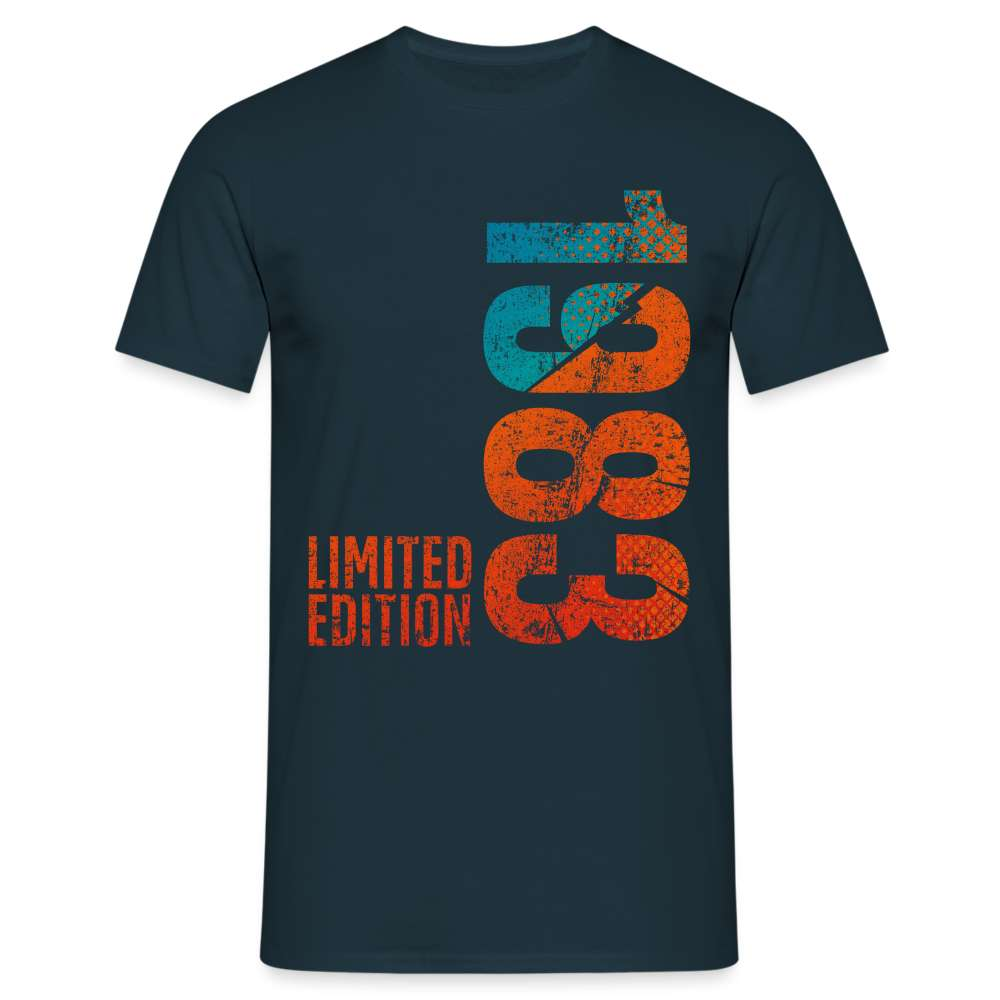 Jahrgang 1983 Geburtstag Limited Edition Geburtstags Geschenk T-Shirt - Navy