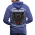 Lieber ein WOLF Odins als ein LAMM Gottes Rückendruck Premium Hoodie - Königsblau