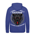 Lieber ein WOLF Odins als ein LAMM Gottes Rückendruck Premium Hoodie - Königsblau