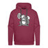 Lustiges Faules Eichhörnchen - NÖ - Keine Lust Premium Hoodie - Bordeaux