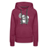 Lustiges Faules Eichhörnchen - NÖ - Keine Lust Frauen Premium Hoodie - Bordeaux