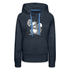 Lustiges Faules Eichhörnchen - NÖ - Keine Lust Frauen Premium Hoodie - Navy