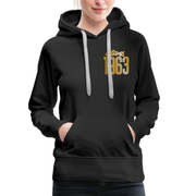 60. Geburtstag - Vintage 1963 - Geburtstags Geschenk - Frauen Premium Hoodie - Schwarz