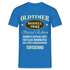 80. Geburtstag - Oldtimer Geboren 1943 - Vintage Geschenk T-Shirt - Royalblau