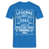 60. Geburtstag Vintage Style Legende Seit 1963 Geschenk T-Shirt - Royalblau