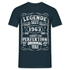 60. Geburtstag Vintage Style Legende Seit 1963 Geschenk T-Shirt - Navy