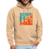 Vintage Technik Musik Tape Kassette - Video Kassette - Diskette - Retro Unisex Hoodie - Beige