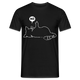 Lustige Katze Mittelfinger Nö Keine Lust T-Shirt - Schwarz