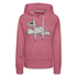 Lustige Faule Katze - Mittelfinger NÖ Comic Style Frauen Premium Hoodie - Malve