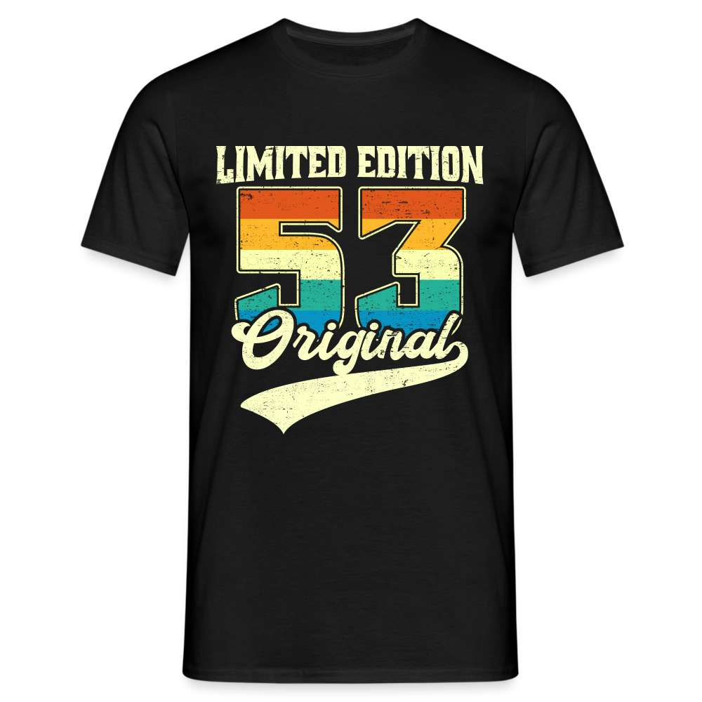 70. Geburtstag - Limited Edition - 1953 Original - Geschenk T-Shirt - Schwarz