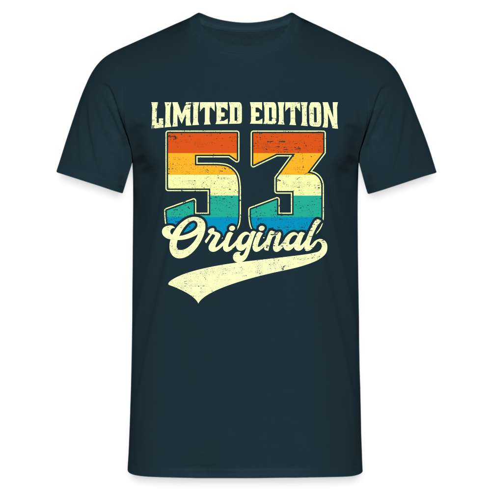 70. Geburtstag - Limited Edition - 1953 Original - Geschenk T-Shirt - Navy