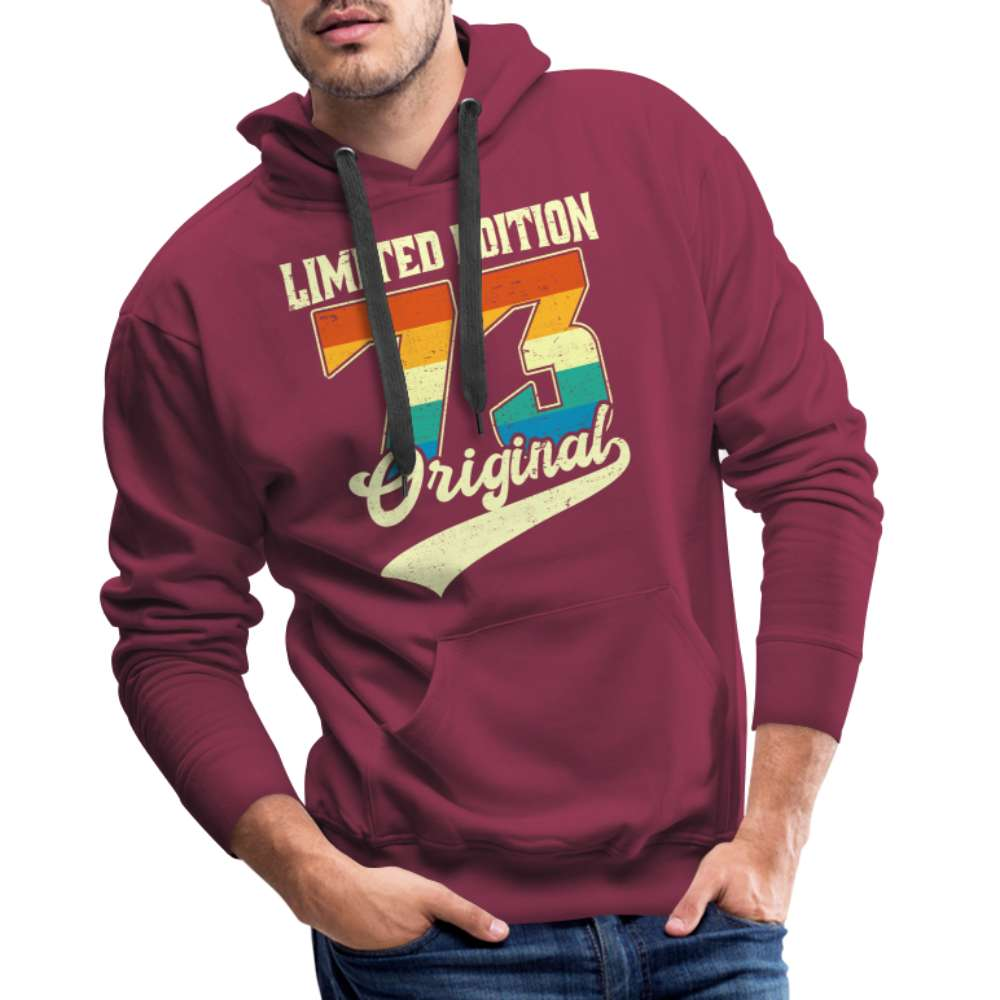 30. Geburtstag - Limited Edition - 1993 Original - Geschenk Herren Premium Hoodie - Bordeaux