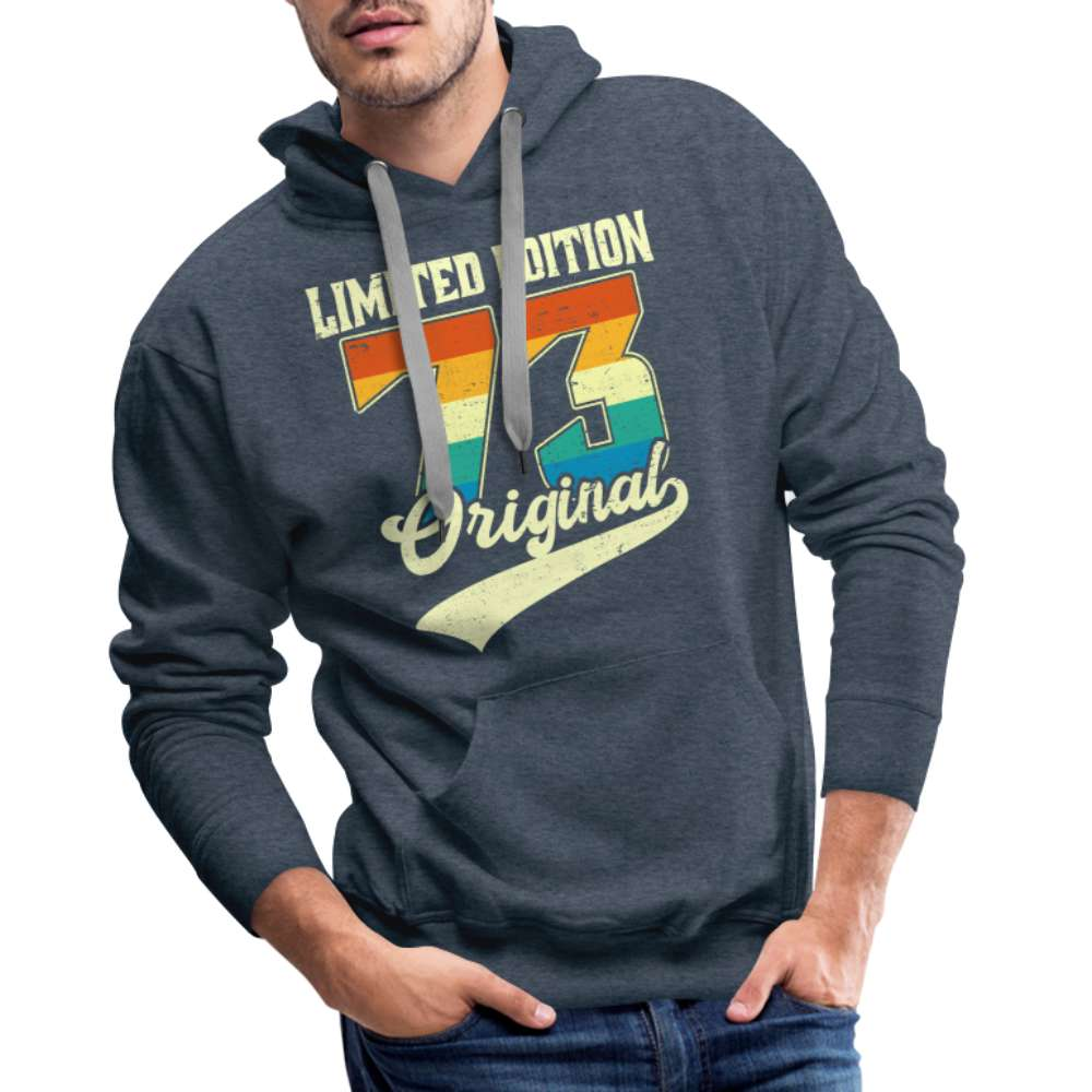 30. Geburtstag - Limited Edition - 1993 Original - Geschenk Herren Premium Hoodie - Jeansblau