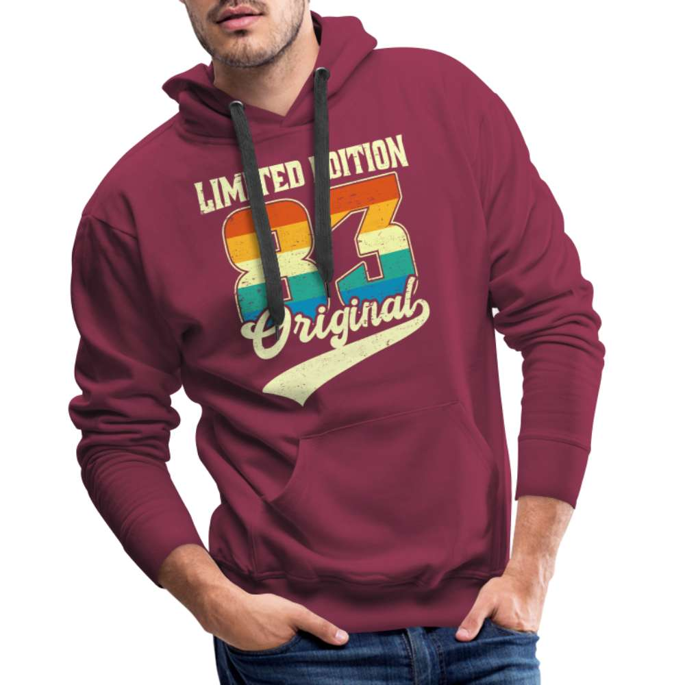 30. Geburtstag - Limited Edition - 1993 Original - Geschenk Herren Premium Hoodie - Bordeaux