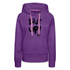 SHUT UP - Lustiger Damen Premium Hoodie - Purple