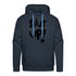 SHUT UP - Lustiger Herren Premium Hoodie - Navy