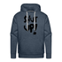 SHUT UP - Lustiger Herren Premium Hoodie - Jeansblau