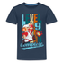 9. Geburtstag Retro Gamer Style Level 9 Complete Geschenk Teenager Premium T-Shirt - Navy