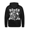 Wikinger mit Axt - Böser alter Mann - Rückendruck - Herren Premium Hoodie - Schwarz