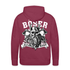 Wikinger mit Axt - Böser alter Mann - Rückendruck - Herren Premium Hoodie - Bordeaux