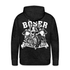 Wikinger mit Axt - Böser alter Mann - Rückendruck - Herren Premium Hoodie - Anthrazit