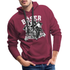 Wikinger mit Axt - Böser alter Mann - Herren Premium Hoodie - Bordeaux