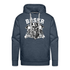 Wikinger mit Axt - Böser alter Mann - Herren Premium Hoodie - Jeansblau