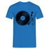 Schallplatte Vinyl Retro Style Musik T-Shirt - Royalblau