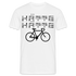 Fahrrad Fahrer Hätte Hätte Fahrradkette Witziges Männer T-Shirt - weiß