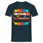 1984 Geburtstag Retro Musik Kassette Tape Limited Edition Geschenk T-Shirt - Navy