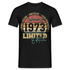 50. Geburtstag Limited Edition 1973 AWESOME - Geschenk T-Shirt - Schwarz