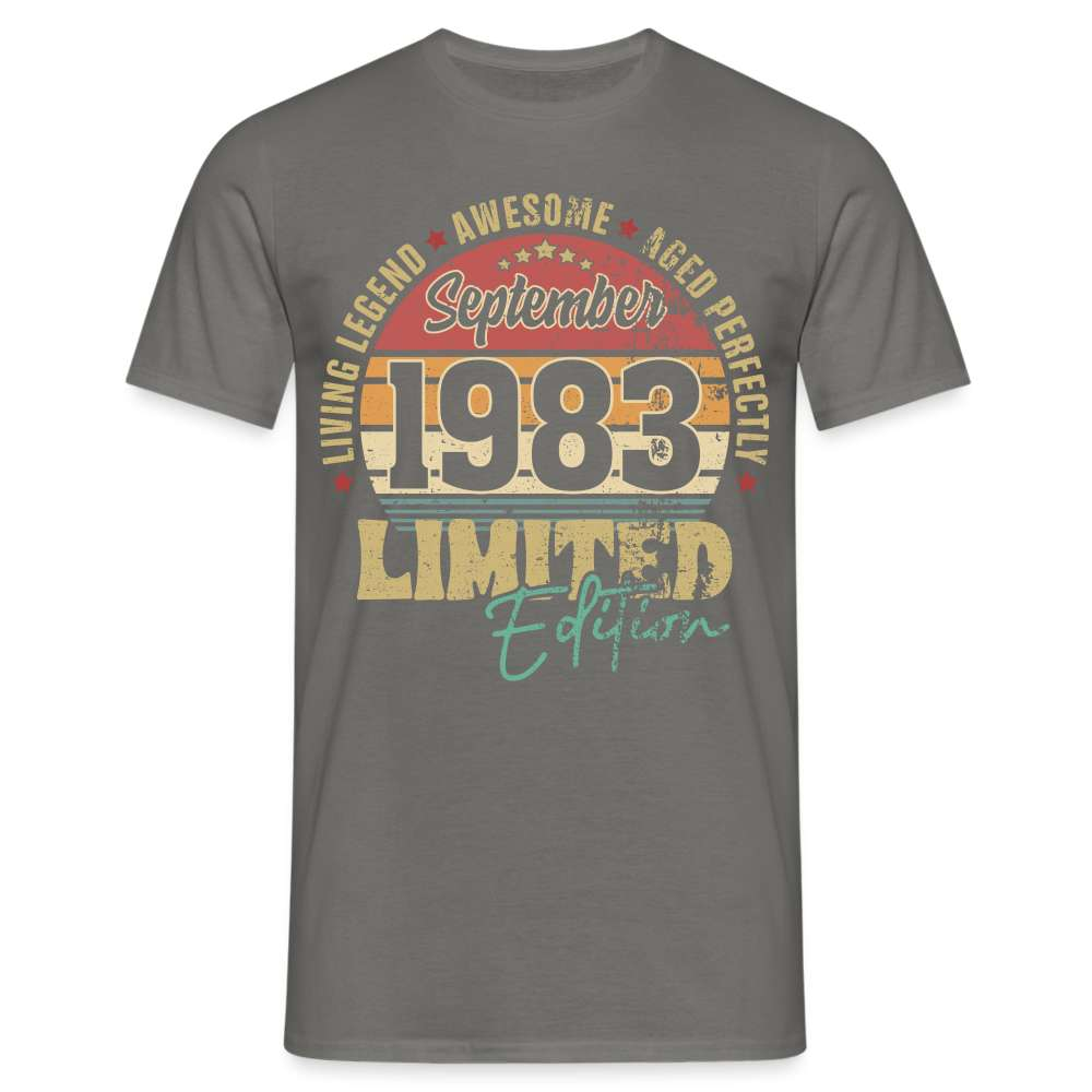 40. Geburtstag Limited Edition 1983 AWESOME - Geschenk T-Shirt - Graphit