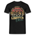 60. Geburtstag Limited Edition 1963 AWESOME - Geschenk T-Shirt - Schwarz