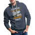 50. Geburtstag - Vintage - Original Parts - Geboren 1973 - Geschenk Premium Hoodie - Jeansblau