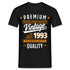 30. Geburtstag - Vintage - Original Parts - Geboren 1993 - Geschenk T-Shirt - Schwarz