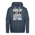 40. Geburtstag 1983 Retro Gaming NES LEVEL 40 Geschenk Premium Hoodie - Jeansblau