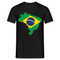 Brasilien Flagge - Geschenk für Brasilien Fans - T-Shirt - Schwarz