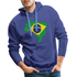 Brasilien Flagge - Geschenk für Brasilien Fans - Premium Hoodie - Königsblau