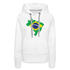 Brasilien Flagge - Geschenk für Brasilien Fans - Frauen Hoodie - weiß