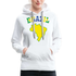 Brasilien Flagge Landkarte - Love Brazil - Brasilien Fan Frauen Premium Hoodie - weiß