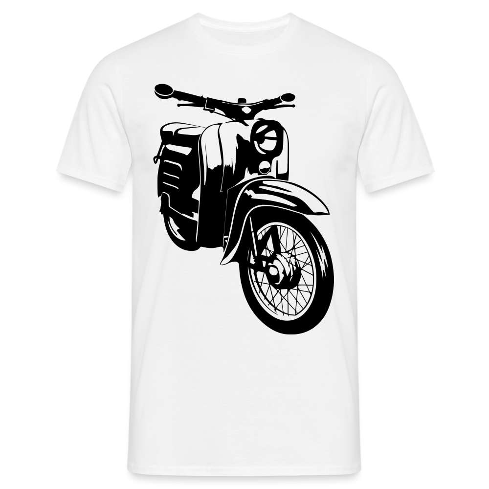Simson Schwalbe DDR Moped T-Shirt - weiß